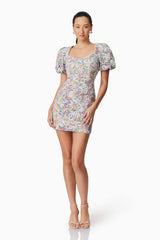 Rue Mini Dress in Purple