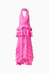 Rosera Halter Gown in Pink