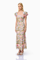 Nydia 3D Maxi Dress