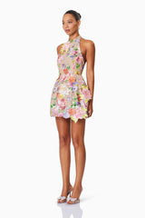 OMR x ELLIATT: Meadowhawk Mini Sequin Dress In Pink