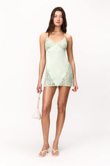 Sorrento Embellished Lace Mini Dress
