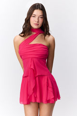 Chiffon Wrap Dress