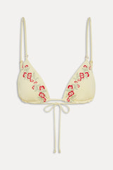 Elena Micro Triangle Bikini Top - Hibiscus Beach