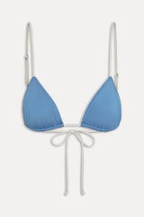 Elena Micro Triangle Bikini Top - Shoreline