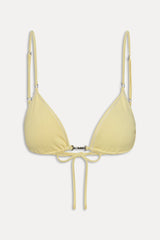 X Jennie Elena Ribbed Bikini Top - Honeycomb