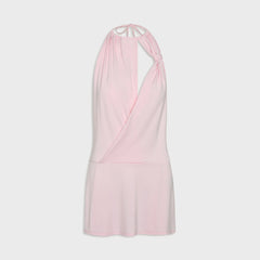 Frankies Bikinis Cindy Wrap Mini Dress - Ballerina