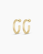 14K Gold Carter Hoops