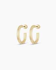 14K Gold Carter Hoops