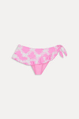 Farah Satin Swim Skirt - Tropical Pink Polka Dot