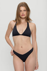 Brittany Micro Bikini Bottom - Black