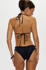 Charlotte Cheeky Bikini Bottom - Black