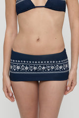 Clover Swim Skirt - Malibu Blue