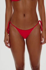 Divine Skimpy Bikini Bottom - True Red