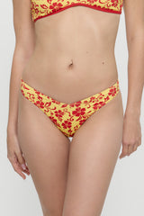 Enzo Cheeky Bikini Bottom - Favorite Flower