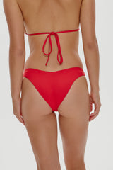 Enzo Cheeky Bikini Bottom - True Red