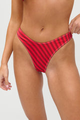 X Jennie Full Moon Bikini Bottom - Spring Stripe