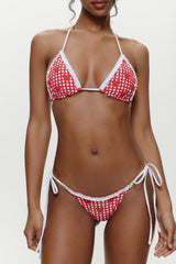 Mackenzie Cheeky String Bikini Bottom - Cupid