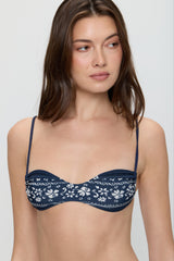 Magnolia Skimpy Bikini Top - Malibu Blue