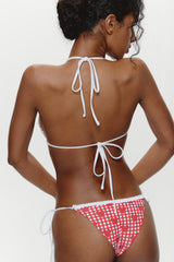 Nick Triangle Halter Bikini Top - Cupid