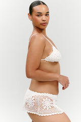 X Paige Lorenze Shelly Crochet Swim Skirt - Marry Me