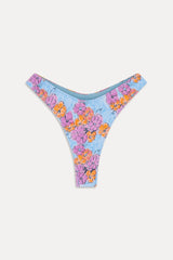 Full Moon Floral Micro Bikini Bottom - Color Me