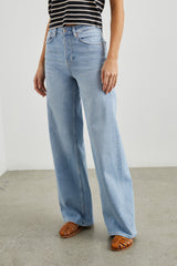 Getty Wide Leg - Blue Mist
