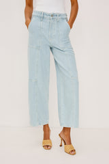 Getty Crop Wide Leg - Oceanview Utility
