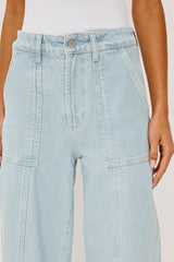 Getty Crop Wide Leg - Oceanview Utility