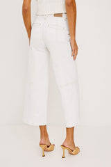 Getty Crop Wide Leg - Vintage Ecru Utility