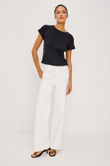 Petite Getty Wide Leg - Vintage Ecru