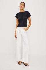 Petite Getty Wide Leg - Vintage Ecru