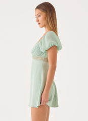 Illit Mini Dress - Sage