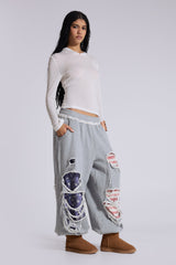 White Marl Mist Hoodie