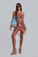 Ixia Chiffon Bandana Scarf Dress