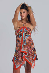 Ixia Chiffon Bandana Scarf Dress