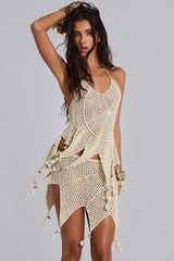 Ursule Crochet Top with Real Shell