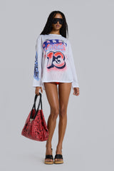 Off-Side Airbrush Airtex Oversized Tee