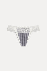 Lea Cheeky Cotton Bikini Bottom - Midnight Wishes