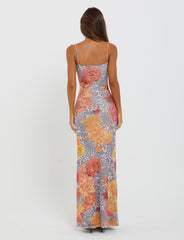 Julianna Dress - Multi : Leopard : Orange Leopard