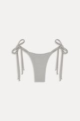 X Jennie Mabel Satin Bikini Bottom - Moon