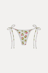 Mackenzie Beaded Cheeky Bikini Bottom - Cherry Picked