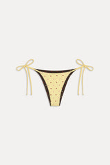 Mackenzie Reversible Bikini Bottom - Honey Bug