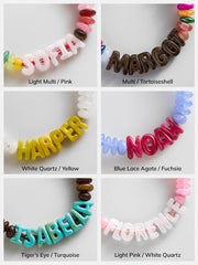 Wear Everywhere Waterproof Custom Bracelet - White Quartz/Yellow