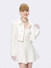 Marianne Dress -White