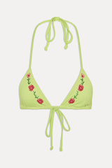 Nick Skimpy Triangle Bikini Top - Lily Pad