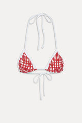 Nick Triangle Halter Bikini Top - Cupid