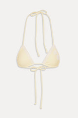 Nick Terry Triangle Bikini Top - Lemon