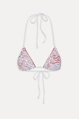 Nick Triangle Halter Bikini Top - Sweet Bloom