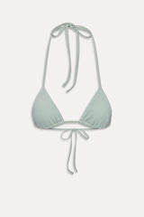 Nick Triangle Halter Bikini Top - Minty