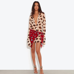 Nilah Shirt Dress Animal